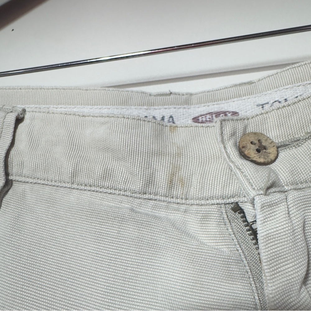 Tommy Bahama Cargo Shorts Cream Men Size 36 - Picture 4 of 7